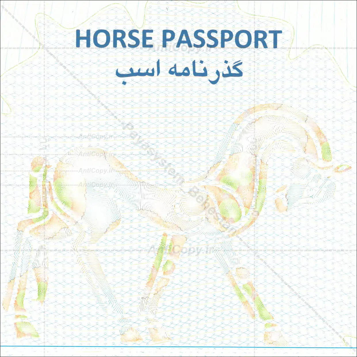 شناسنامه ضد جعل اسب فدراسیون سوارکاری - Image 4