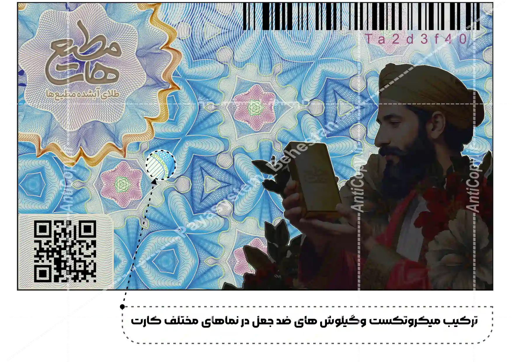کارت های سکه ضد جعل طلای آب شده مطیع ها